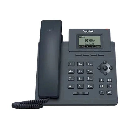 Yealink Teléfono IP básico con soporte PoE y audio HD.