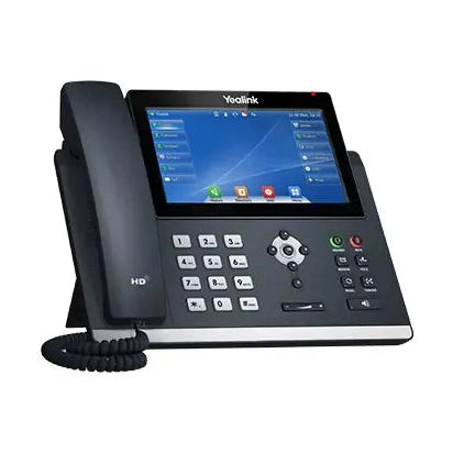 Yealink Teléfono IP premium con pantalla táctil y audio HD.