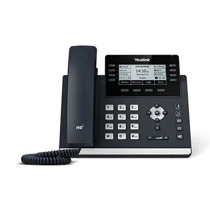 Yealink Teléfono IP empresarial con pantalla gráfica y audio superior.