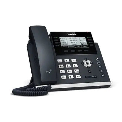 Yealink Teléfono IP empresarial con pantalla gráfica y audio superior.