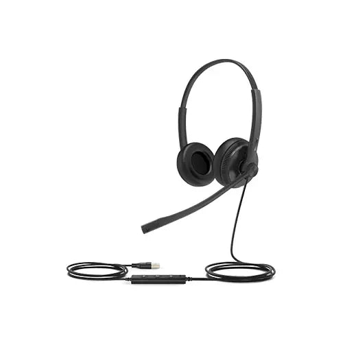 YEALINK Cintillo binaural conector USB , compatible con Microsoft Teams