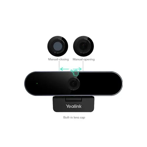 Yealink Cámara web Full HD para escritorio y videollamadas profesionales. - Gestion y Equipos (G&E)