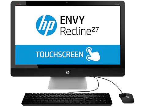 All in one HP ENVY Recline 27 Touch i7-4770T 8GB RAM 500GB SSD Windows 11 Home 27" (Reacondicionado)