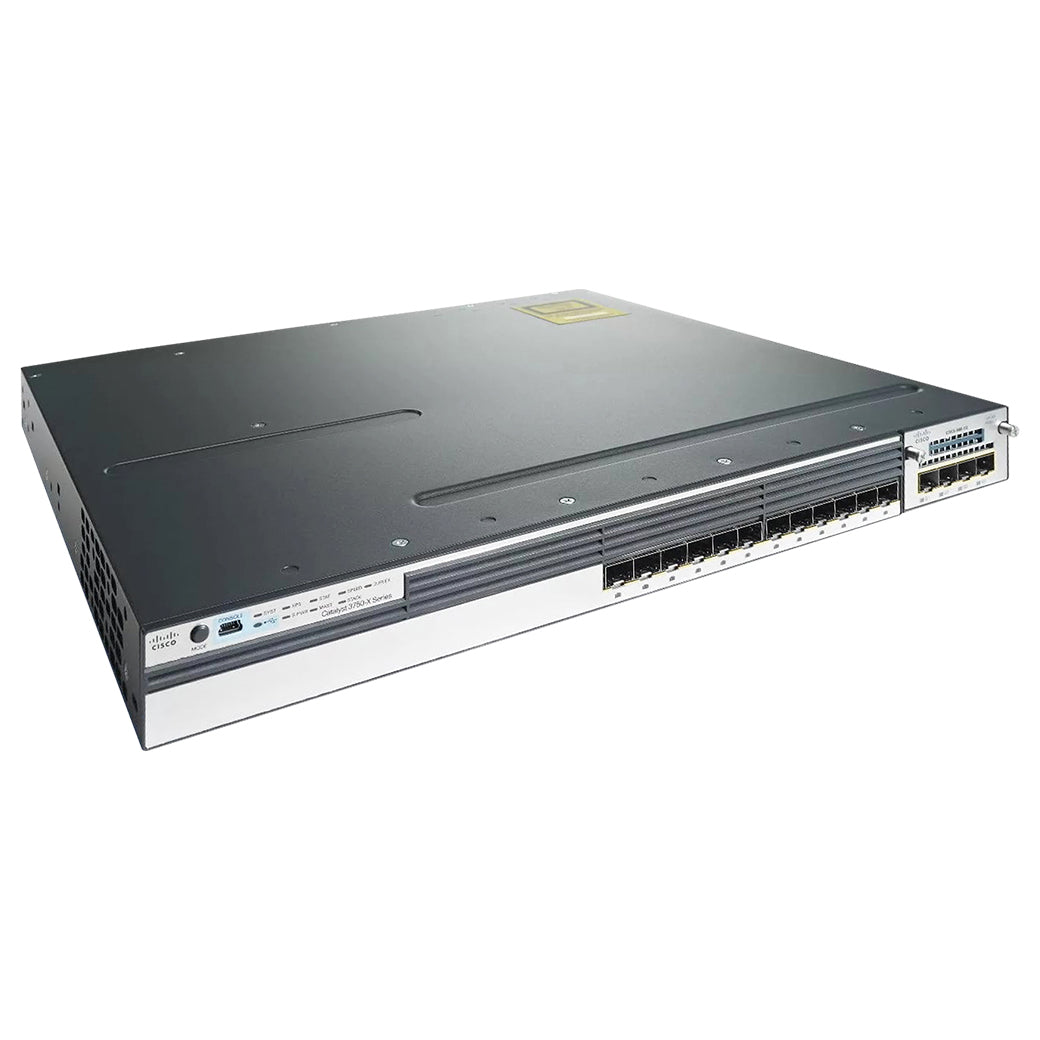 WS-C3750X-12S-E Switch Cisco Catalyst 3750-X Series 12 Puertos SFP Gigabit (Reacondicionado) - Gestion y Equipos (G&E)