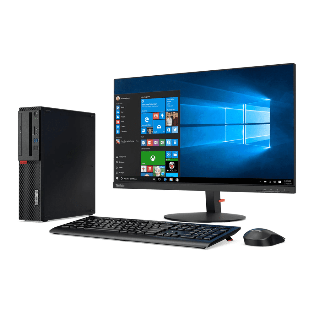 Workstation Lenovo ThinkCentre M715S Ryzen 3 PRO 2200G + Monitor ThinkVision T24I-10 (Reacondicionado) - Gestion y Equipos (G&E)
