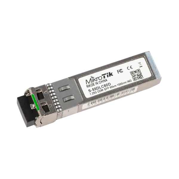 Módulo SFP 1.25G monomodo 1550 nm, doble LC, alcance hasta 80 km y DDM. Ideal para enlaces Gigabit de larga distancia. - Gestion y Equipos (G&E)