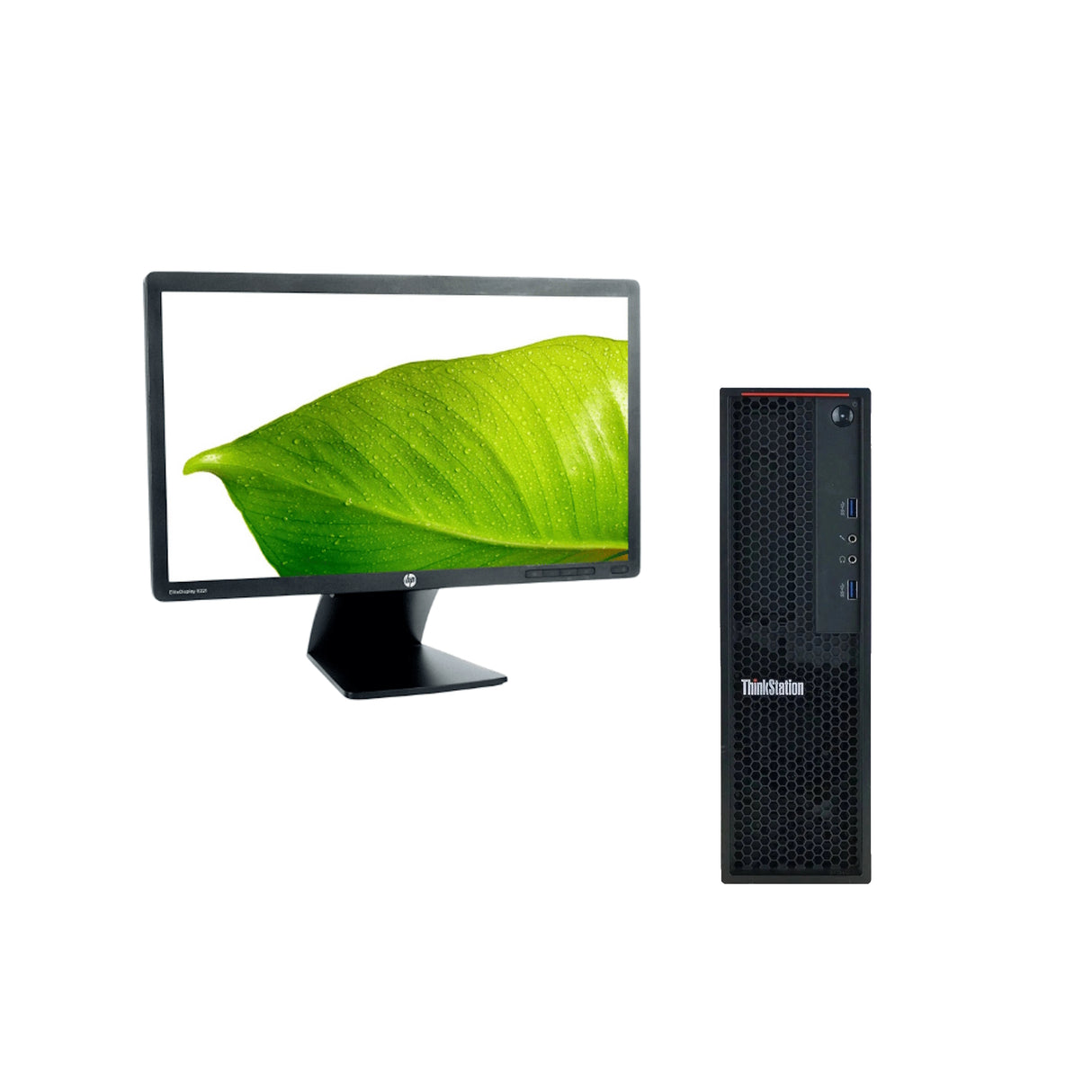 Workstation Lenovo P320 SFF + Monitor 22" Full HD Intel i7-7700 8GB 500GB SSD Nvidia Quadro P1000 4GB (Reacondicionado) - Gestion y Equipos (G&E)