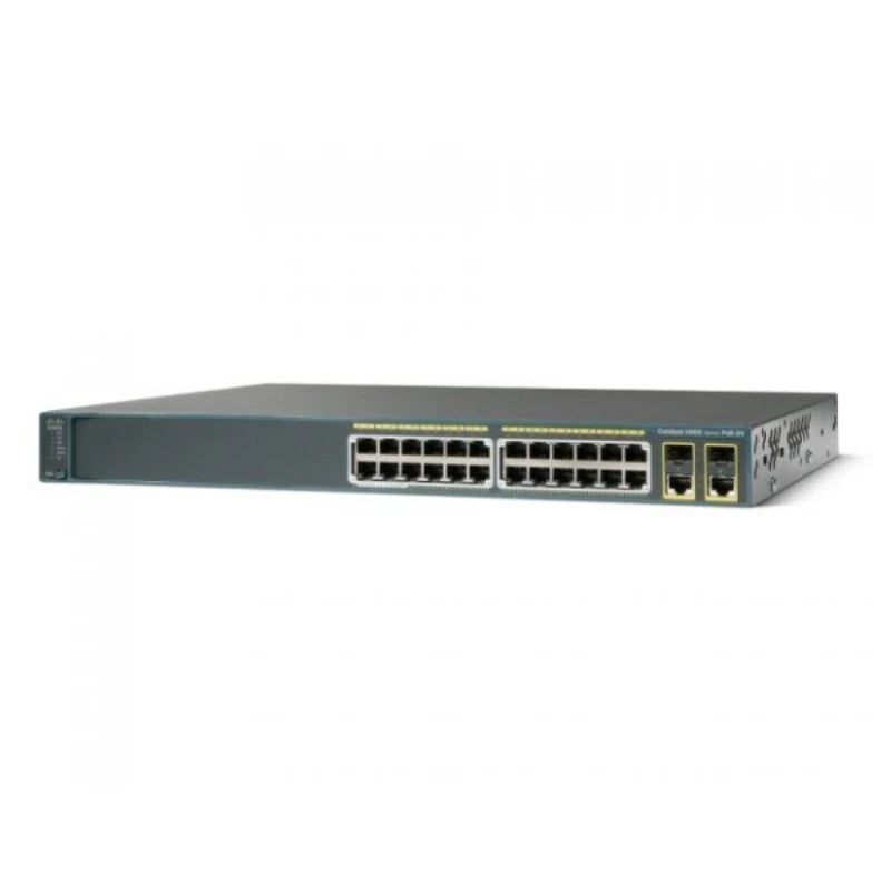 WS-C296024PC-L Switch Cisco Catalyst 2960 Plus Series 24 Puertos PoE + 2 Uplink Gigabit SFP (Reacondicionado) - Gestion y Equipos (G&E)