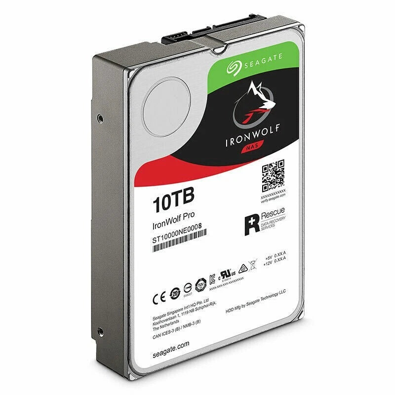 ST10000VN0008 Seagate 10TB 7.2K 3.5 6G SATA NAS HD (Nuevo) - Gestion y Equipos (G&E)