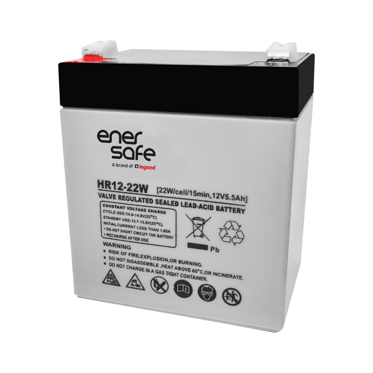 BATENER12V5AH Enersafe Batería 12V/5Ah - Gestion y Equipos (G&E)