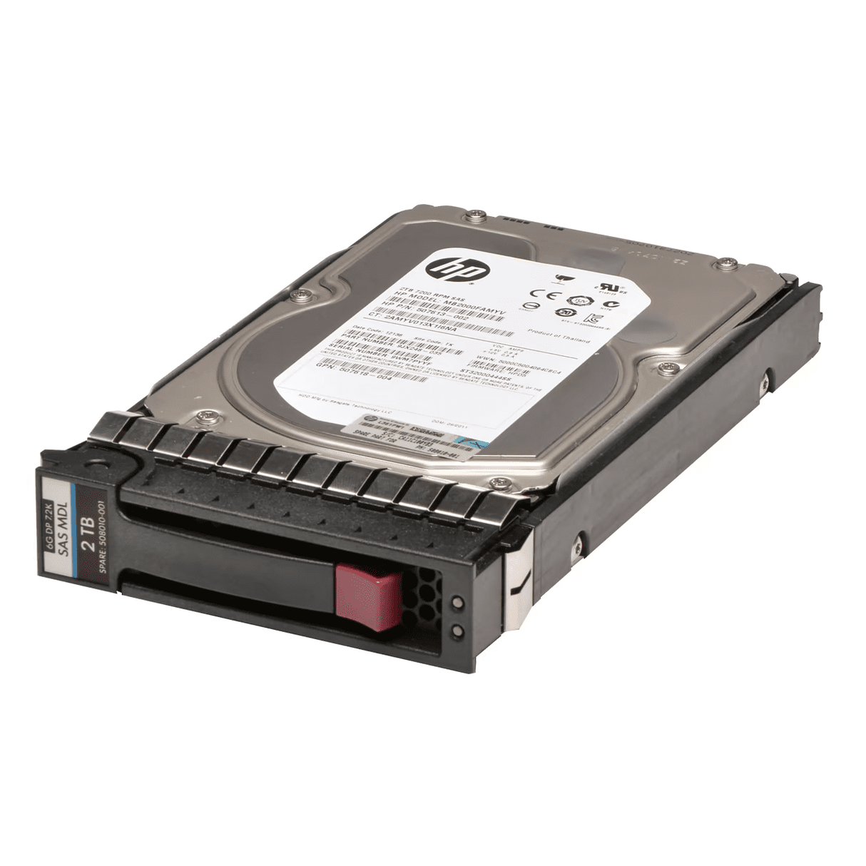 508010-001 HP 2-TB 6G 7.2K 3.5 DP SAS HDD