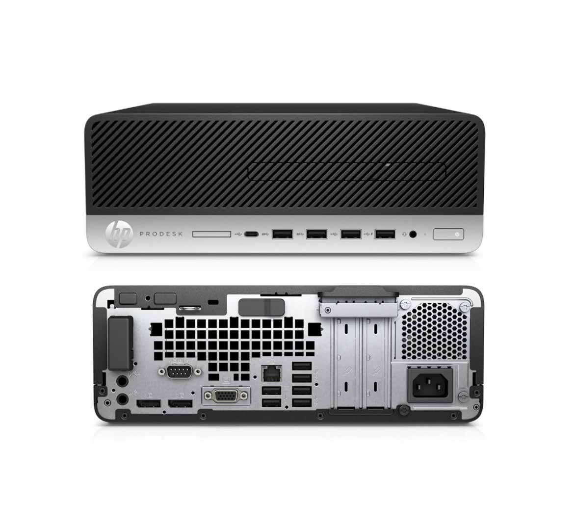 HP Prodesk 600 G4 SSF Intel i5-8500T Win11 Pro + Monitor HP 22" Full HD (Reacondicionado) - Gestion y Equipos (G&E)