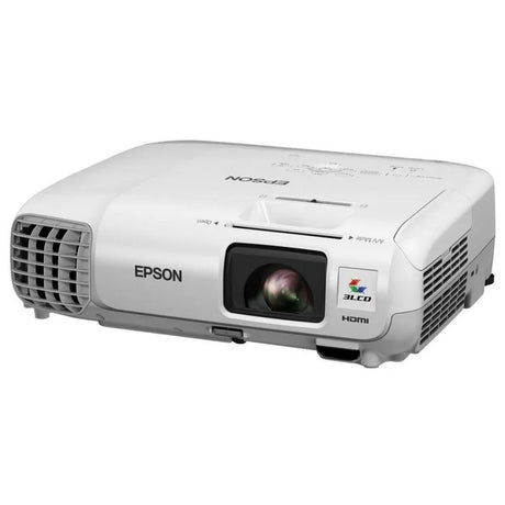 Proyector Epson Powerlite S17 SVGA 3LCD 2.700 Lumenes (800x600) 10,000:1 (Reacondicionado) - Gestion y Equipos (G&E)