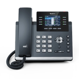 Yealink Teléfono IP Wi?Fi con pantalla a color y audio HD.