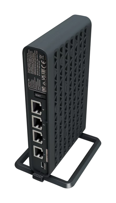 Router y Access Point MikroTik hAP be lite Wi-Fi 7 BE3600 Dual Band, 1x 2.5GbE + 3x GbE, USB-C, RouterOS L4. - Gestion y Equipos (G&E)