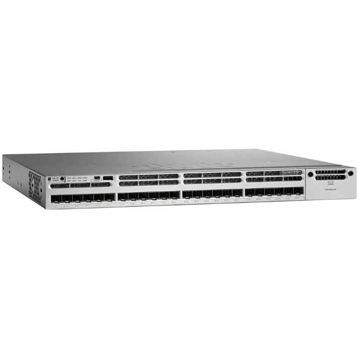 WS-C3850-24S-E Cisco Switch Stackable 24 SFP Ethernet ports, incluye 350WAC