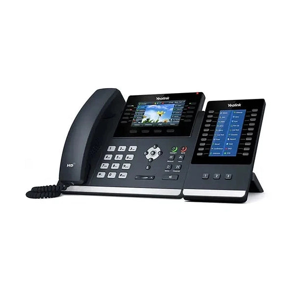 Yealink Módulo de expansión profesional con pantalla a color para teléfonos ejecutivos.