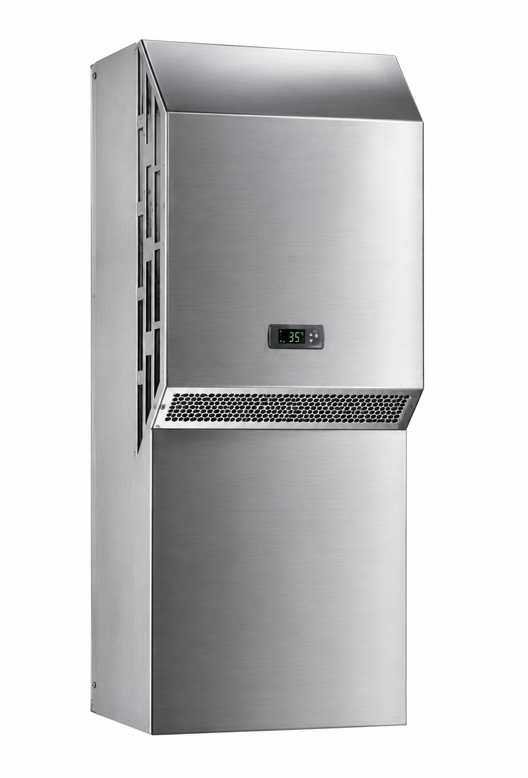 SK3329.544 Rittal Unidad de Refrigeración Blue e de Montaje en Pared, 2,55 kW, Acero Inoxidable, NEMA 4X, 400/460 V - Gestion y Equipos (G&E)