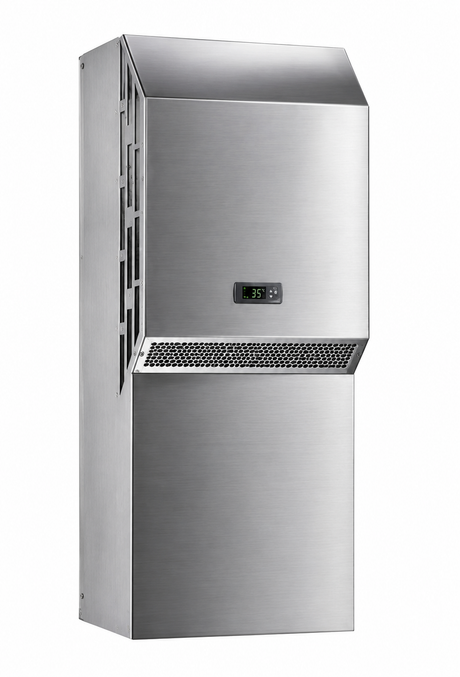 SK3329.544 Rittal Unidad de Refrigeración Blue e de Montaje en Pared, 2,55 kW, Acero Inoxidable, NEMA 4X, 400/460 V - Gestion y Equipos (G&E)