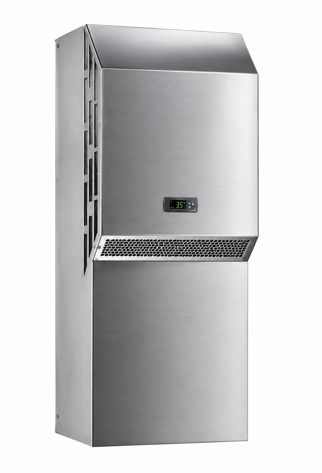 SK3329.544 Rittal Unidad de Refrigeración Blue e de Montaje en Pared, 2,55 kW, Acero Inoxidable, NEMA 4X, 400/460 V - Gestion y Equipos (G&E)