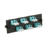 FAP6WAQDLCZ Panduit,Panel adaptador de fibra multimodo de 6 puertos con manga