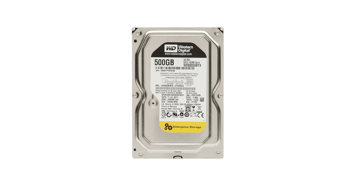 WD5003ABYX WD 500GB 7.2K 3.5 SATA HDD 1KWKJ