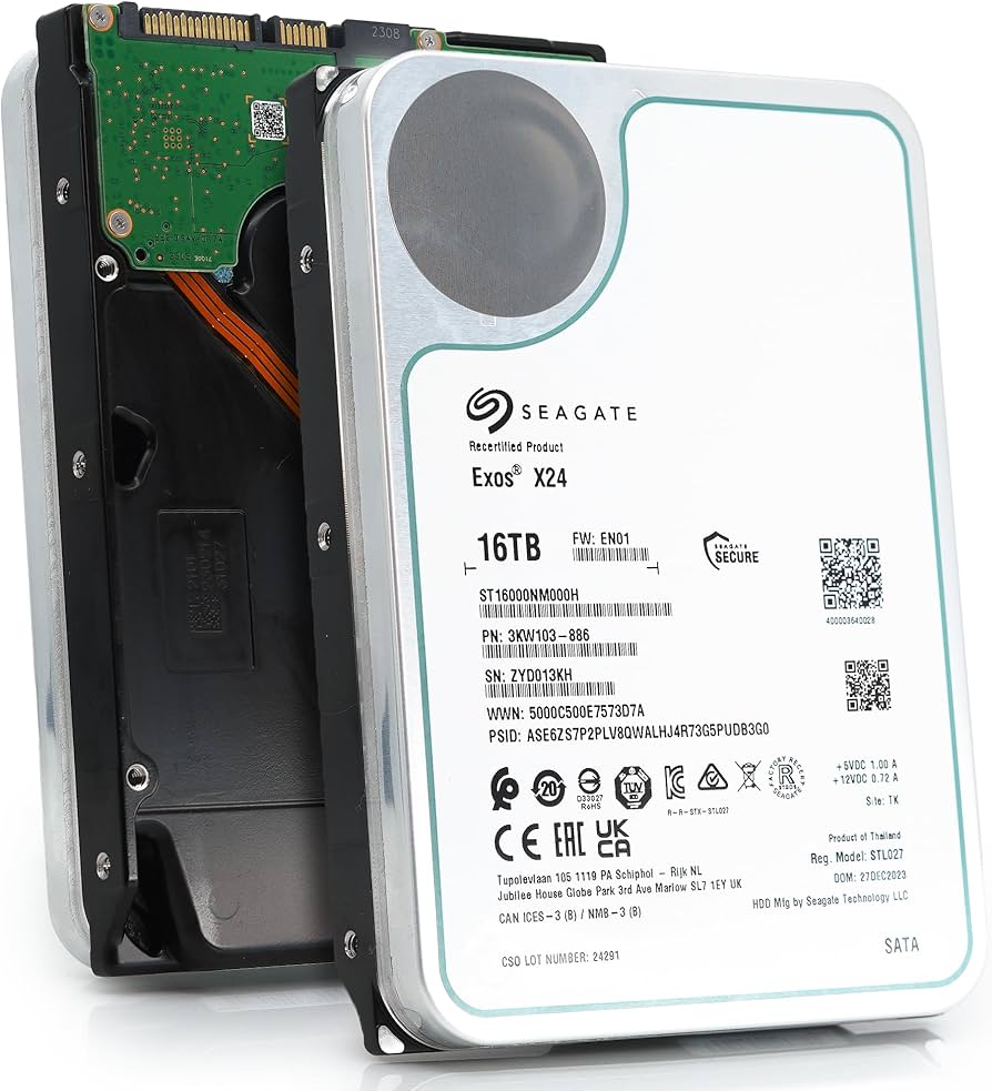 ST16000NM002H Seagate Dell 16TB 6G 7.2K SATA HDD