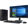 Workstation Lenovo ThinkCentre M715S AMD A12-9800 + Monitor ThinkVision T24I-10 (Reacondicionado) - Gestion y Equipos (G&E)