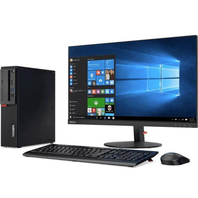 Workstation Lenovo ThinkCentre M715S AMD A12-9800 + Monitor ThinkVision T24I-10 (Reacondicionado) - Gestion y Equipos (G&E)