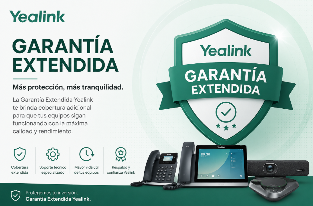 Garantía extendida Yealink para producto SIP-T43U