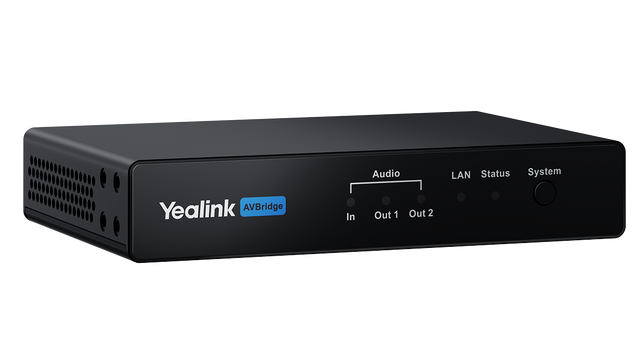 Yealink Procesador AV USB para integrar cámaras y sistemas profesionales. - Gestion y Equipos (G&E)