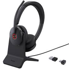 Cintillo Bluetooth binaural con cancelacion de ruido activa. Incluye base de carga - Gestion y Equipos (G&E)