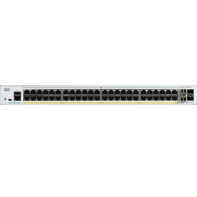 C1000-48P-4G-L "Switch Cisco Catalyst 1000-48P-4G-L, 48 Puertos Gigabit Ethernet PoE+"