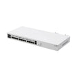 Router CCR2116 1U con CPU 16 núcleos, 16GB RAM, 13 puertos Gigabit, 4 SFP+ 10G, doble fuente y RouterOS L6. Alto desempeño para core de red.