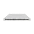 Switch Cloud Router 48 puertos Gigabit PoE-out, 4 SFP+ 10G y 2 QSFP+ 40G. Fuente 750W, rack 1U y RouterOS para proyectos PoE.