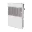 Switch outdoor PoE con 8 puertos Gigabit 802.3af/at, 2 SFP+ 10G y soporte UPS. SwOS para instalaciones exteriores.