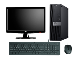 Dell Optiplex 7060 i7-8700, 8GB RAM, 512GB SSD, Windows 11 Pro + Monitor LG Flatron W1943SE 19"(Reacondicionado)