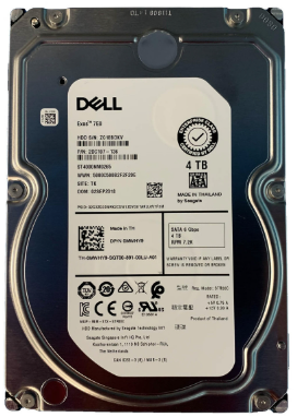 MWHY9 Dell 4TB 6G 7.2K 3.5 SATA HDD - Gestion y Equipos (G&E)