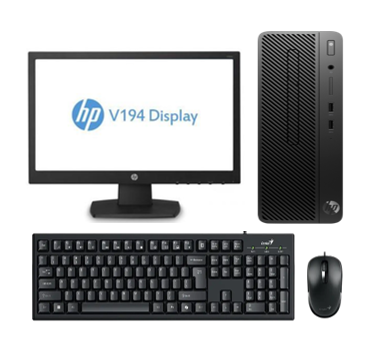 HP 280 G3 i5-8500 8GB RAM 512GB SSD Windows 11 Pro + Monitor HP V194 18,5" HD (Reacondicionado) - Gestion y Equipos (G&E)