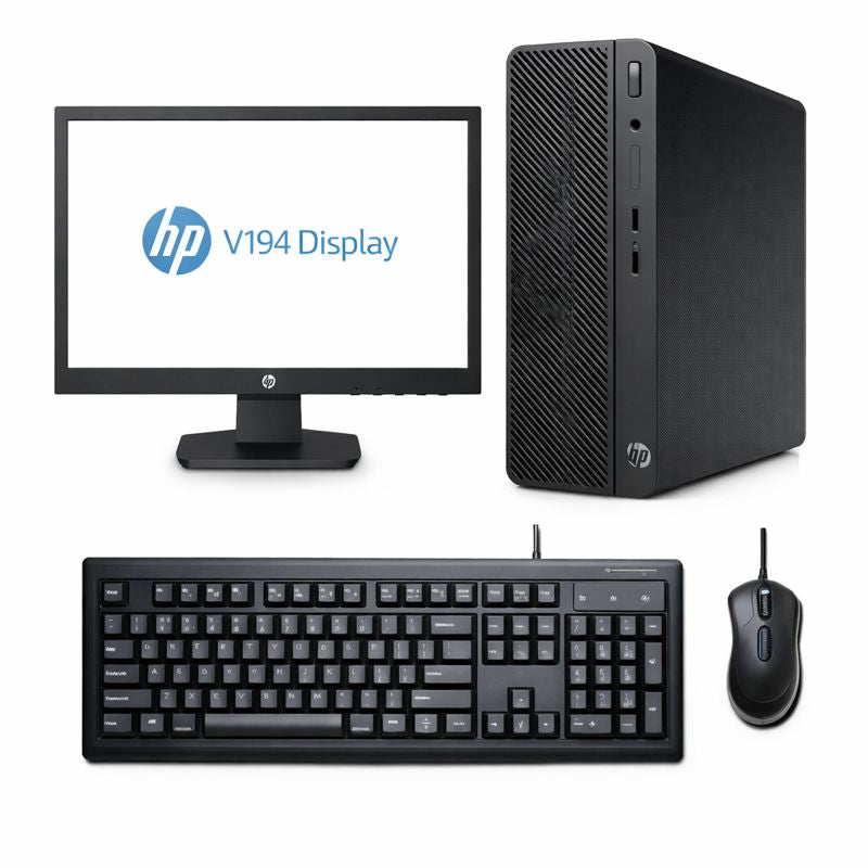 HP 280 G3 SFF i5-8500 256GB M.2 SSD + 1TB HDD Windows 11 Pro+ Monitor HP 18.5" HD (Reacondicionado) - Gestion y Equipos (G&E)