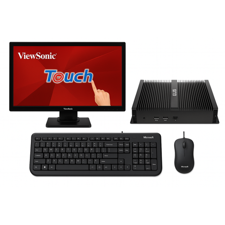Workstation Monitor ViewSonic TD2220 22" + Mini PC ONE, i5-8259U, 8GB RAM, 256GB SSD (Reacondicionado) - Gestion y Equipos (G&E)