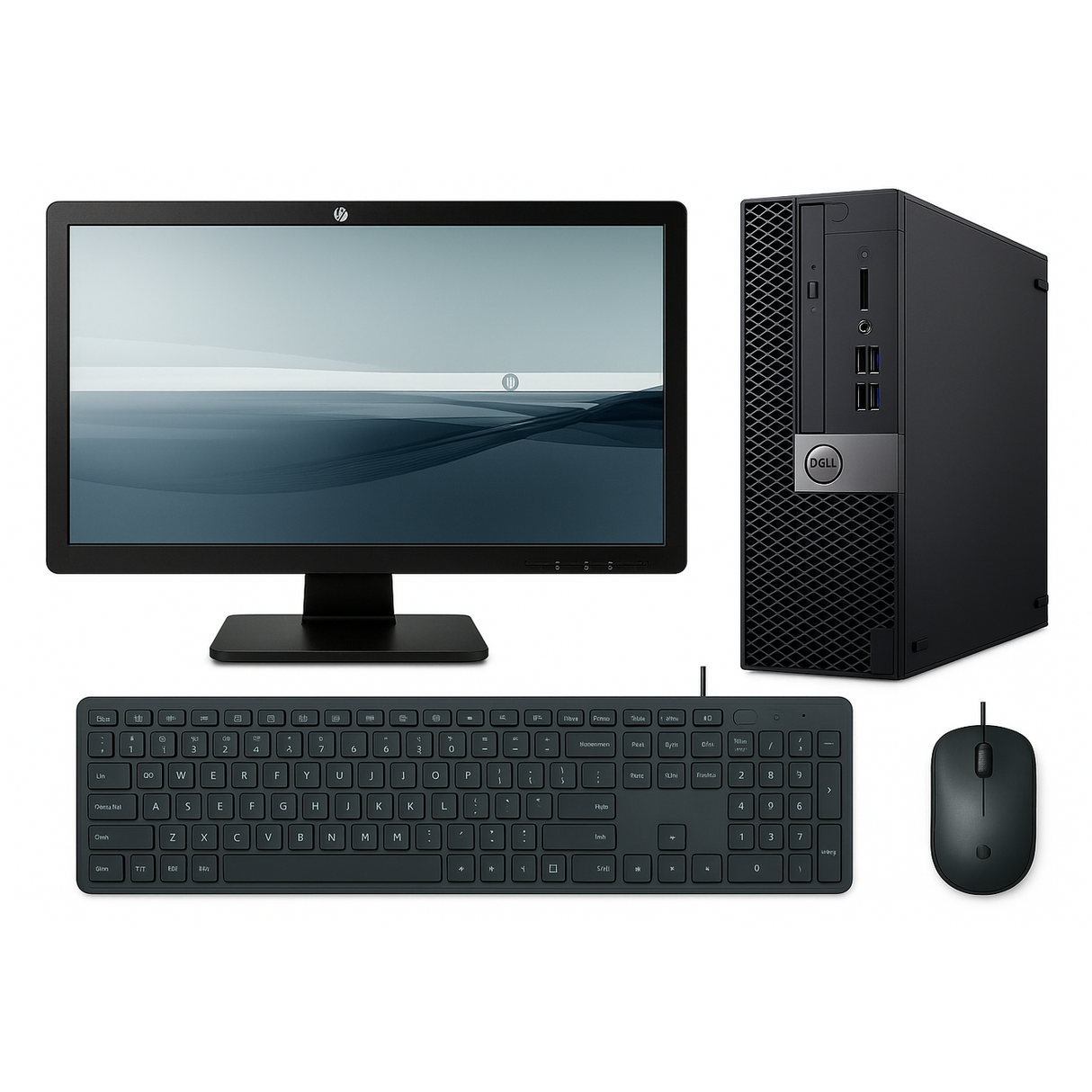 Dell Optiplex 7070 i7-9700, 16GB RAM, 1TB GB SSD, Win11 Pro + Monitor HP LE1901w 19"(Reacondicionado)
