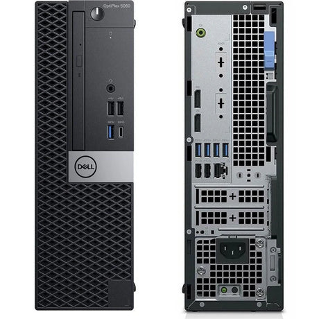 D11S004-7060 Dell OptiPlex 7060 SFF i5-8600 8GB RAM 256GB SSD Windows 11 Pro (Reacondicionado) - Gestion y Equipos (G&E)