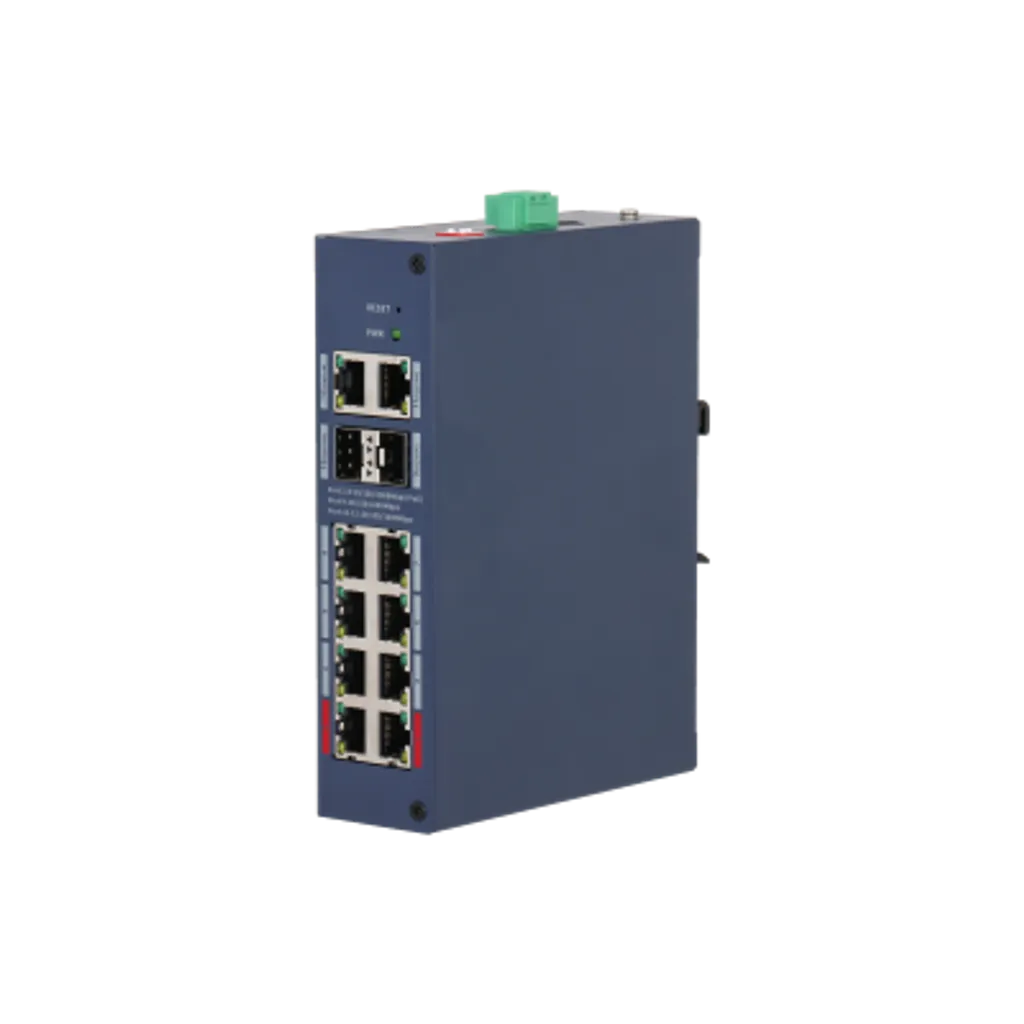 DH-CHS4212-8GT-110. 12-Port Cloud Managed Hardened Gigabit Switch with 8-Port PoE