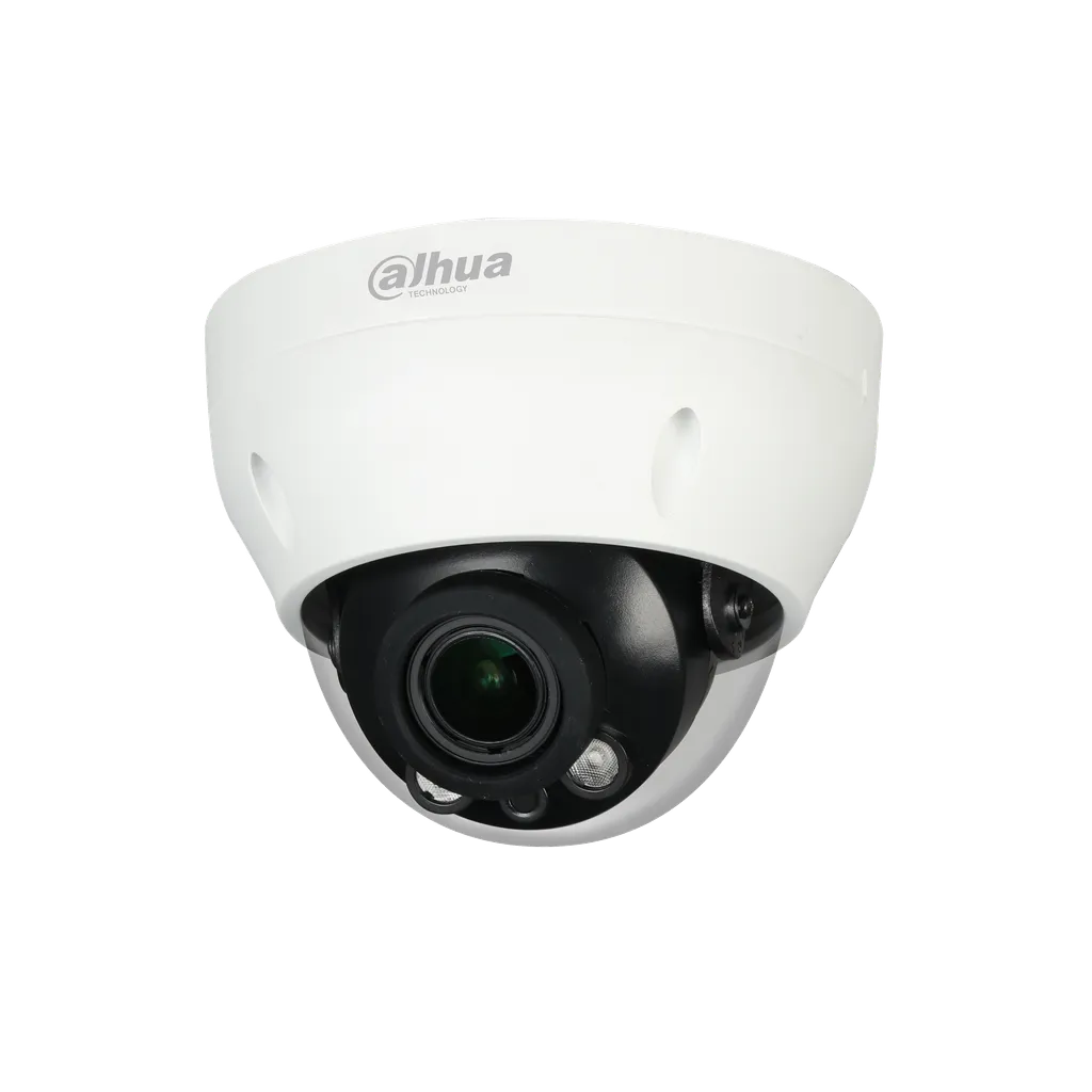 DH-HAC-D3A21N-Z-2712. Camara Analoga Dahua tipo mini domo de 2MP lente vari focal de 2.7mm a 12mm IR de 30m proteccion IP67