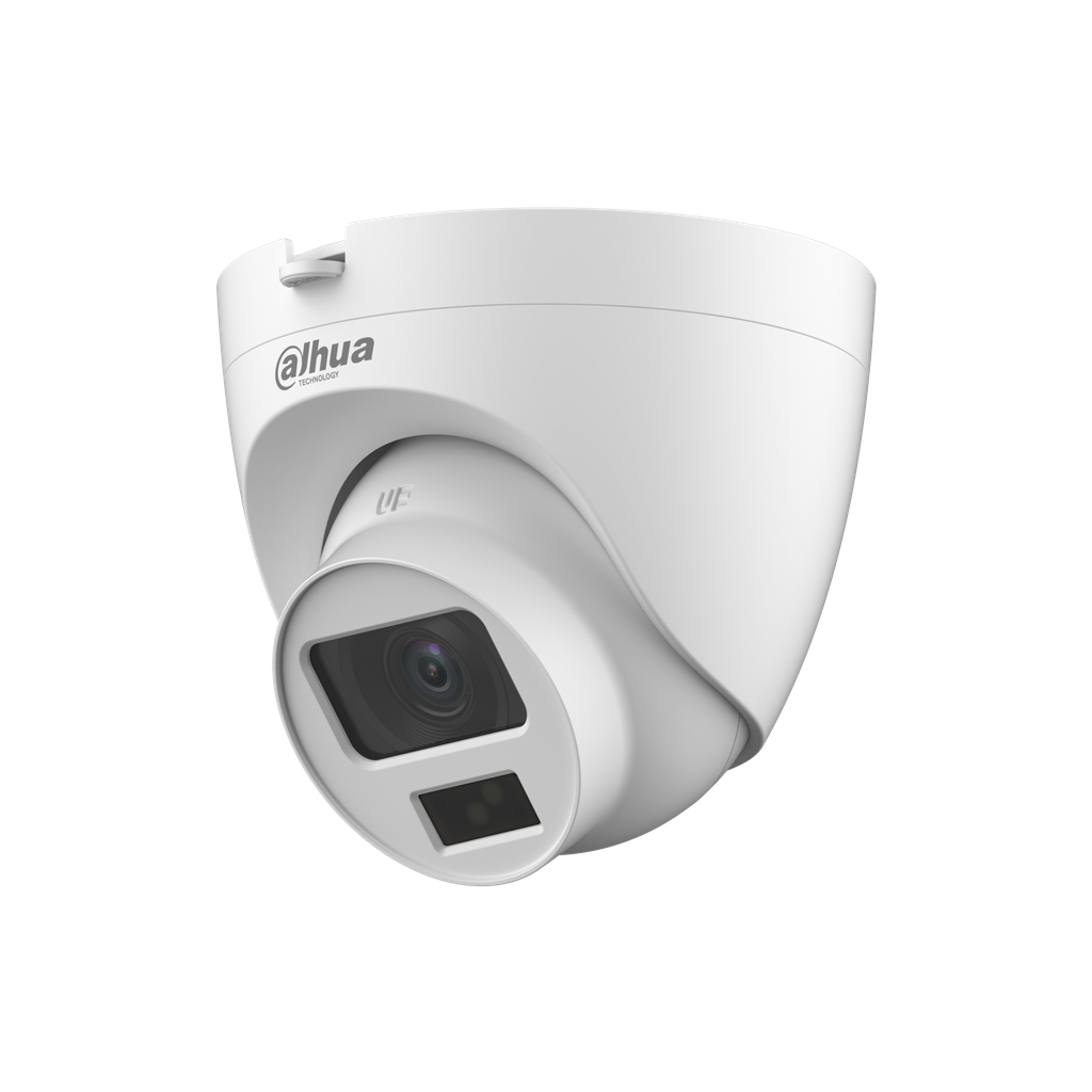 DH-HAC-HDW1200CLQN-IL-A-0280B-S6. Camara HDVCI Eyeball Dahua 2MP lente fijo 2.8mm doble iluminacion