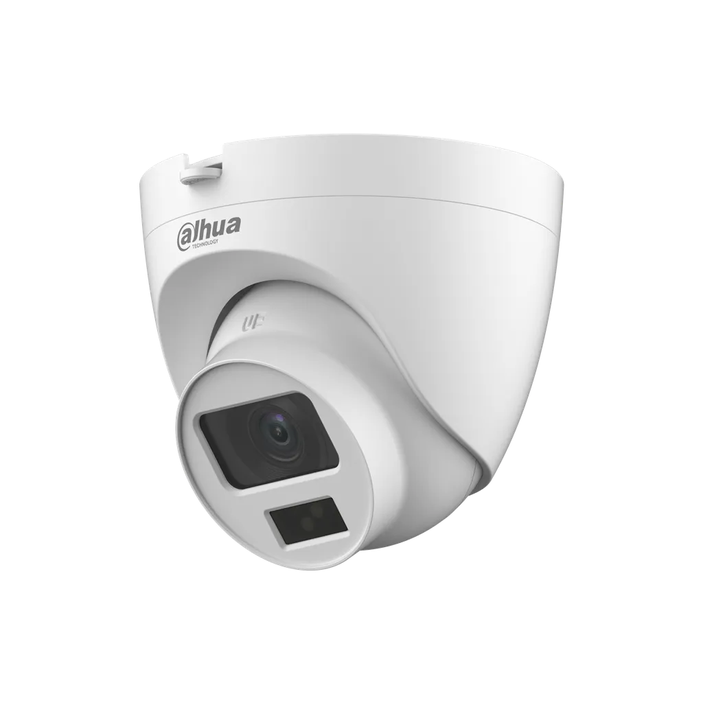 DH-HAC-HDW1500CLQN-IL-A-0280B-S3-DIP. Camara dahua Mini Domo 5MP, lente Fijo 2.8mm, IR 20m, IP67