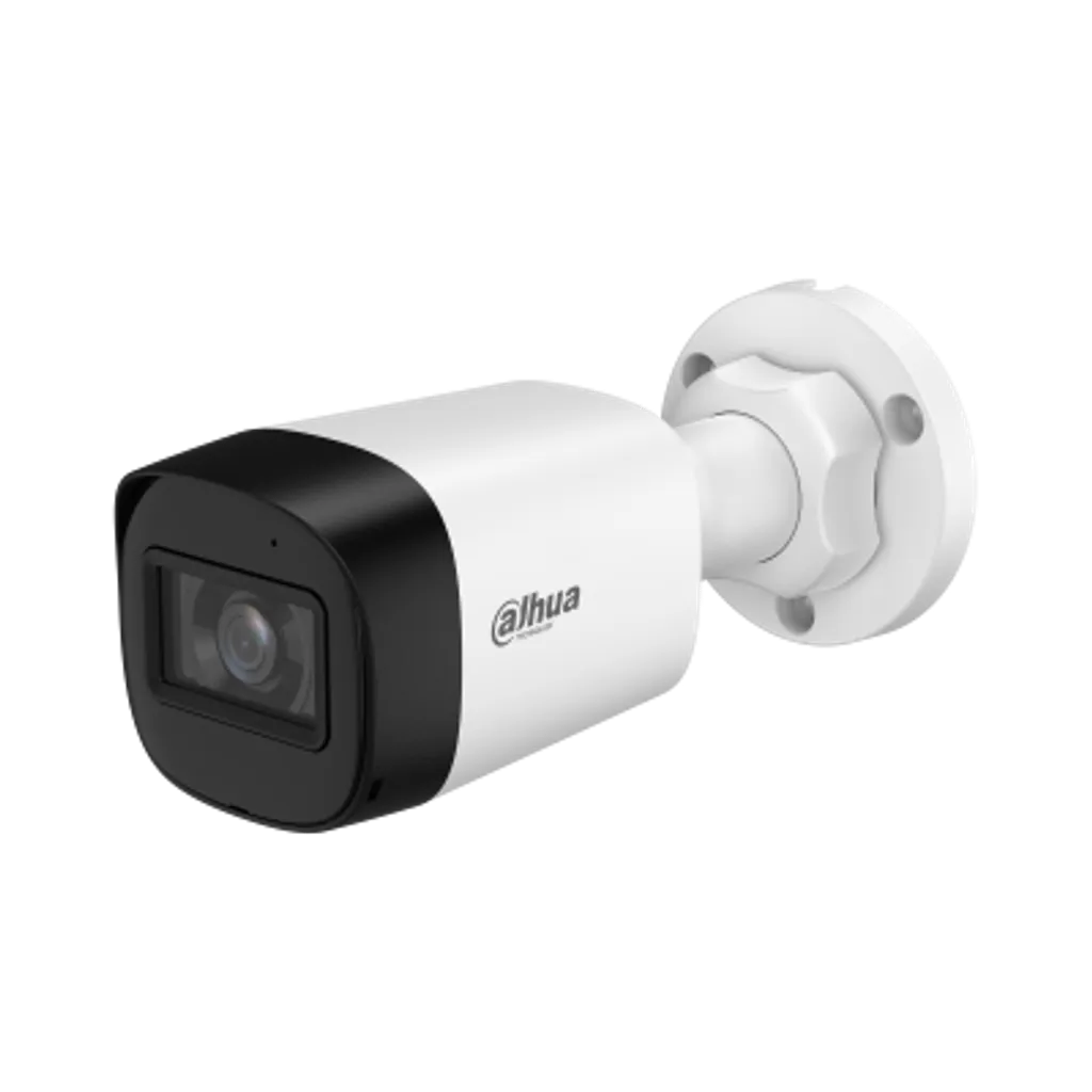 DH-HAC-HFW1500RLN-0280B-S3-DIP. Camara Dahua Analoga Tipo Bala, 5MP, Lente Fijo 2.8mm, IR 30M, Proteccion IP67.