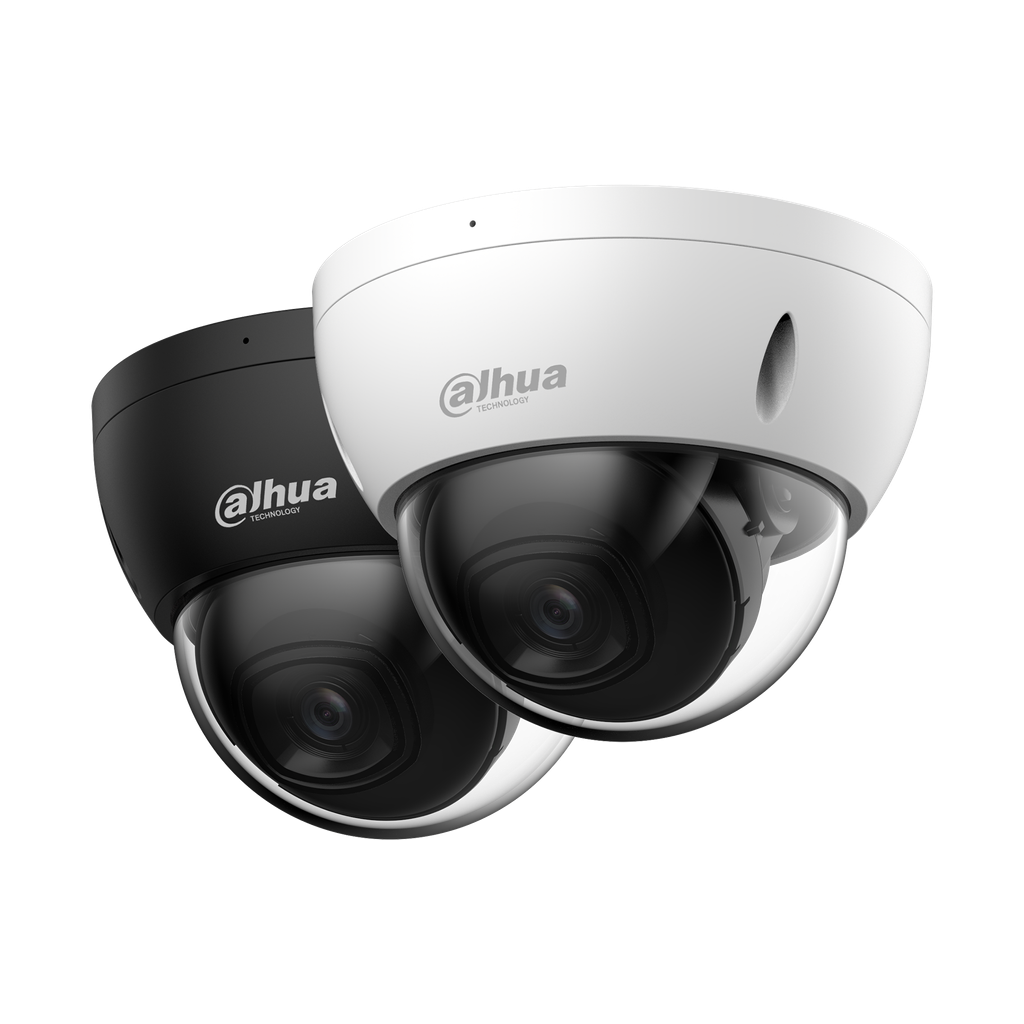 DH-IPC-HDBW2841EP-S-0280B. Camara IP Dahua Mini domo 8MP lente fijo IP67 IK10 IR30mt soporta IVS
