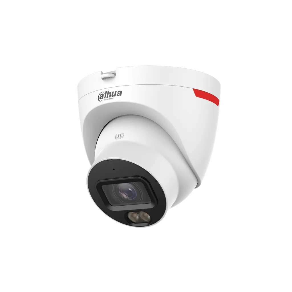 DH-IPC-HDW2449TP-S-LED-0360B-PRO.  Camara Domo Dahua IP , 4MP, Lente Fijo 3.6 mm, Tecnologia WizColor, Iluminacion con luz blanca 30M,  SMD Plus, Soporta Micro SD Hasta 256 G, Proteccion IP67